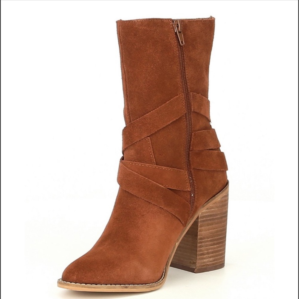 New Chelsea & Violet Vicki Suede Booties - Picture 5 of 10